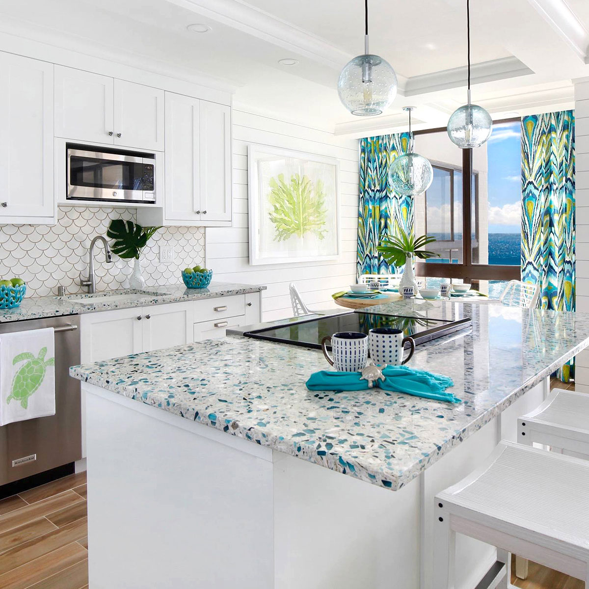 Affordable Recycled Glass Countertops in Sacramento California